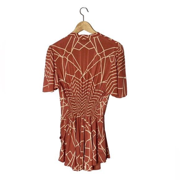 The Prisoners of St. Petersburg Geometric Flowy Romper OS - Picture 2 of 7